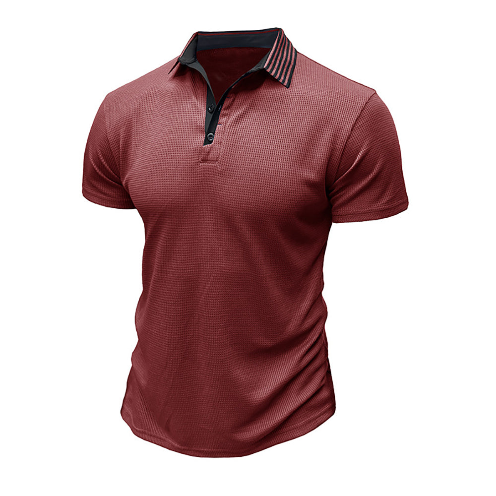 Men Polo Collar T-shirt