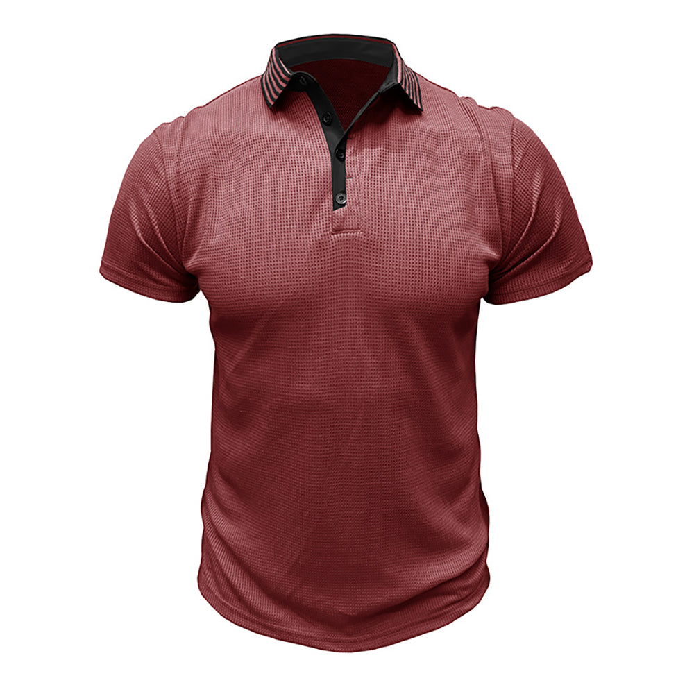 Men Polo Collar T-shirt