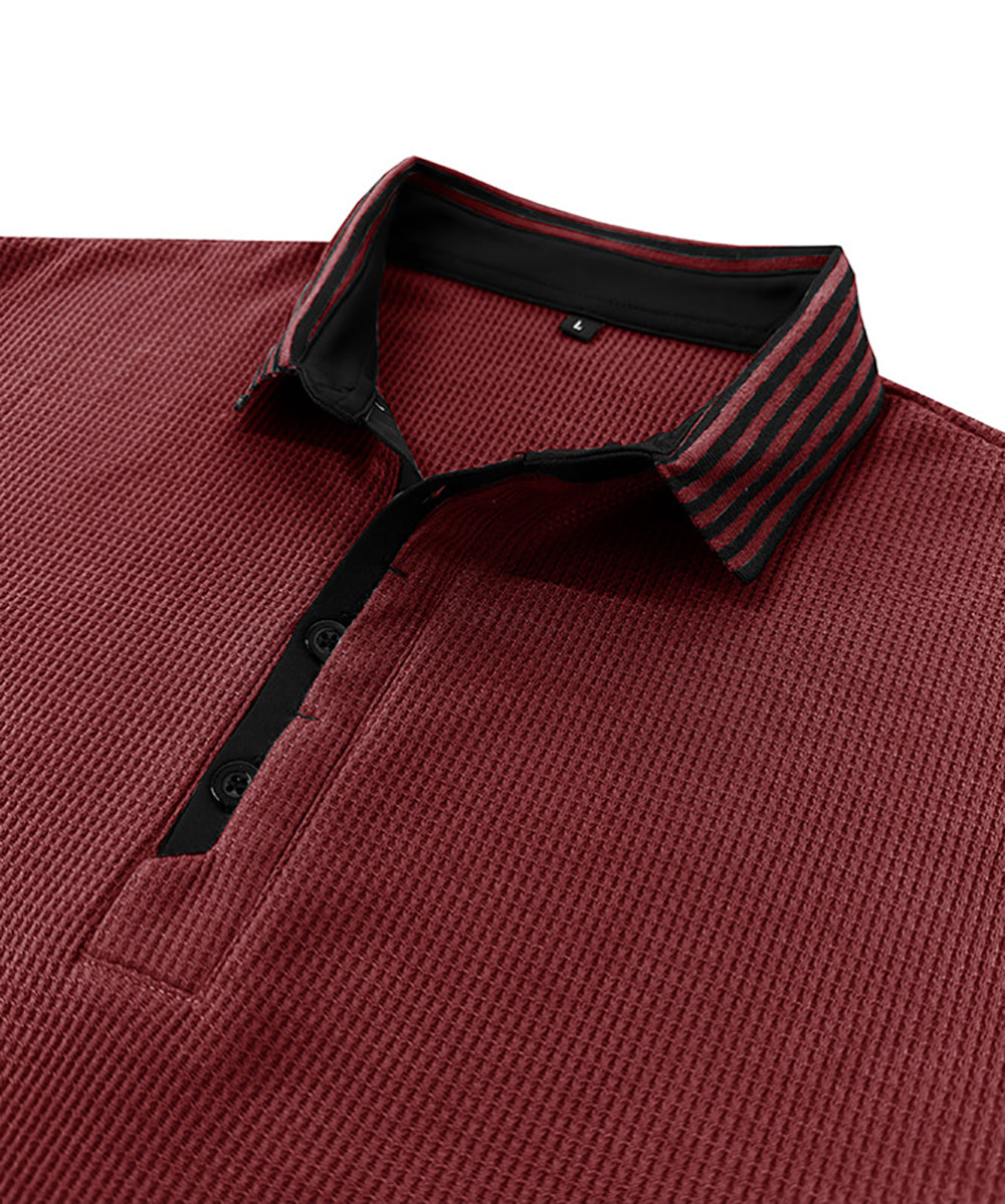 Men Polo Collar T-shirt