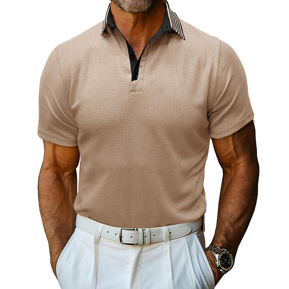 Men Polo Collar T-shirt