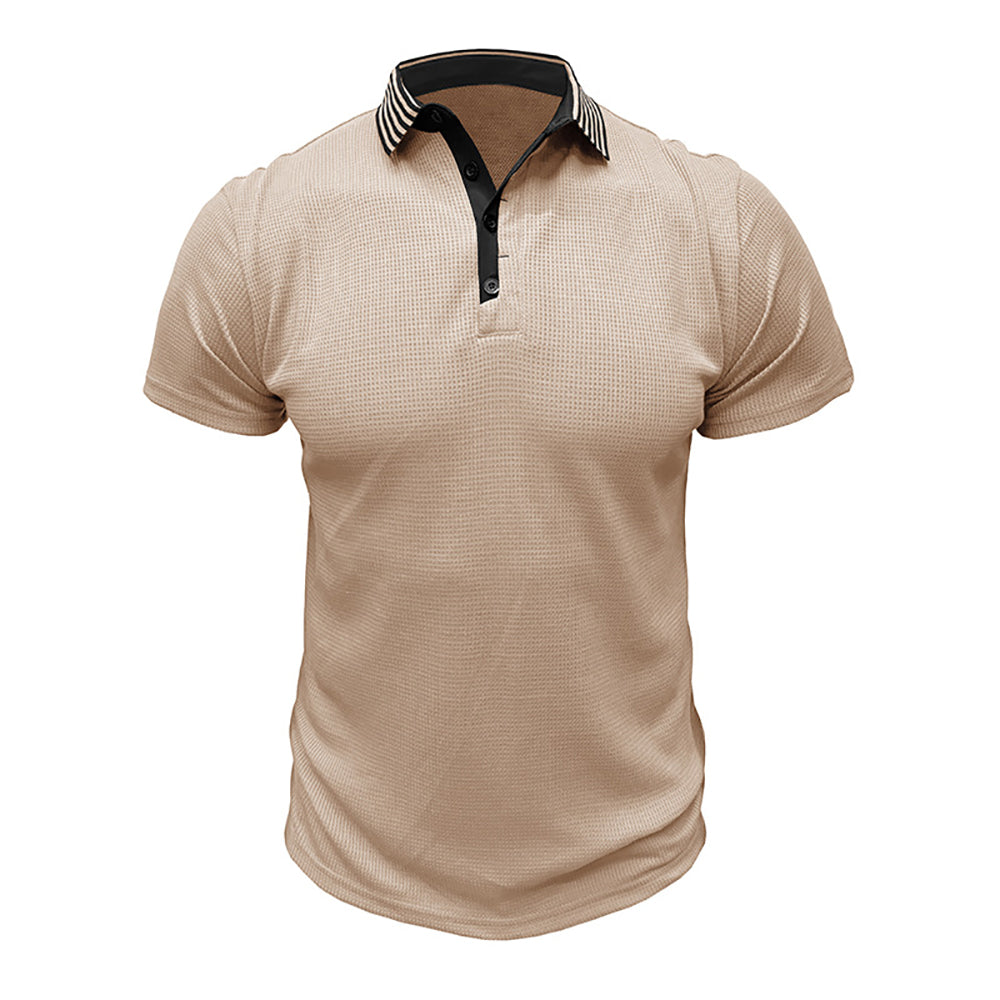 Men Polo Collar T-shirt