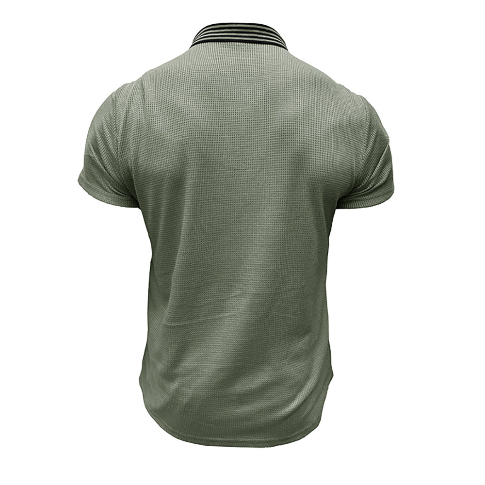 Men Polo Collar T-shirt