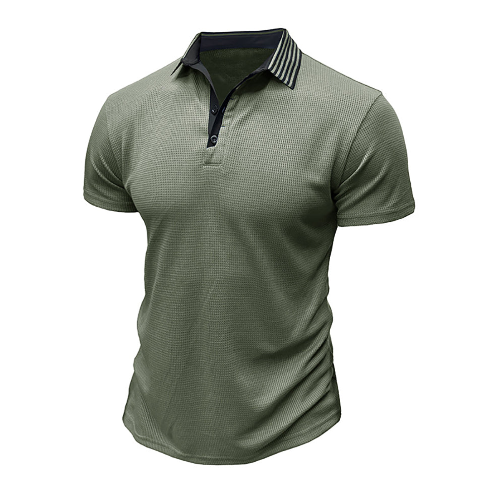 Men Polo Collar T-shirt