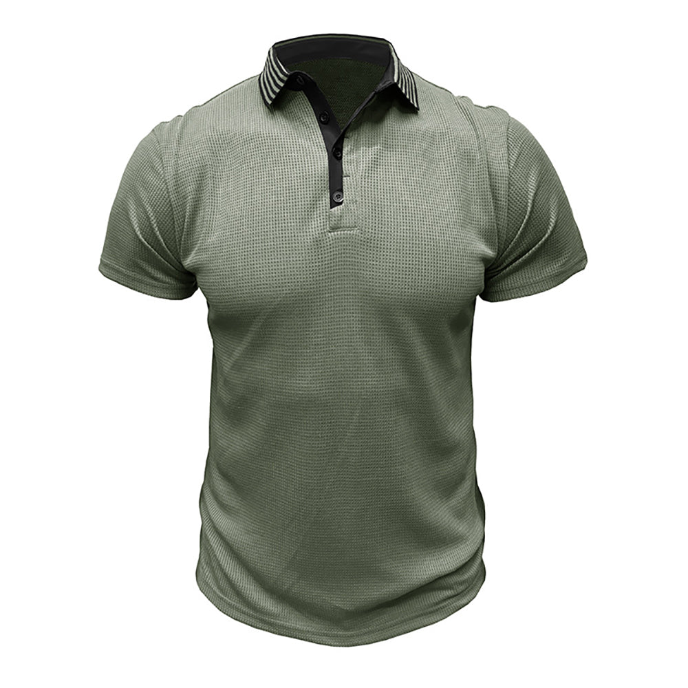 Men Polo Collar T-shirt