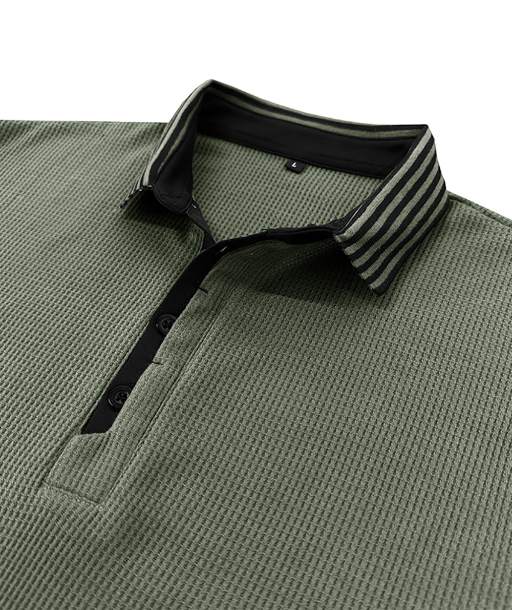 Men Polo Collar T-shirt