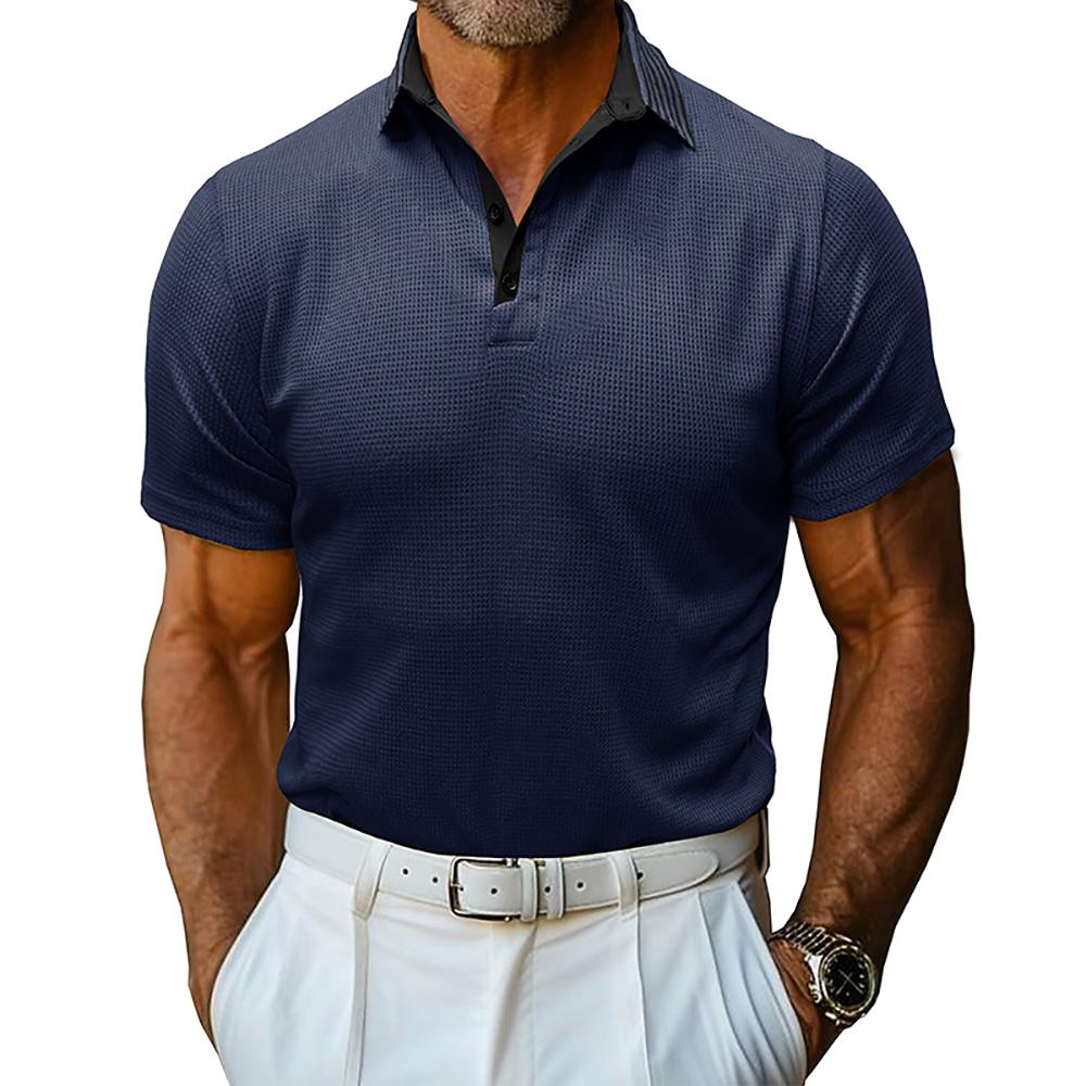 Men Polo Collar T-shirt