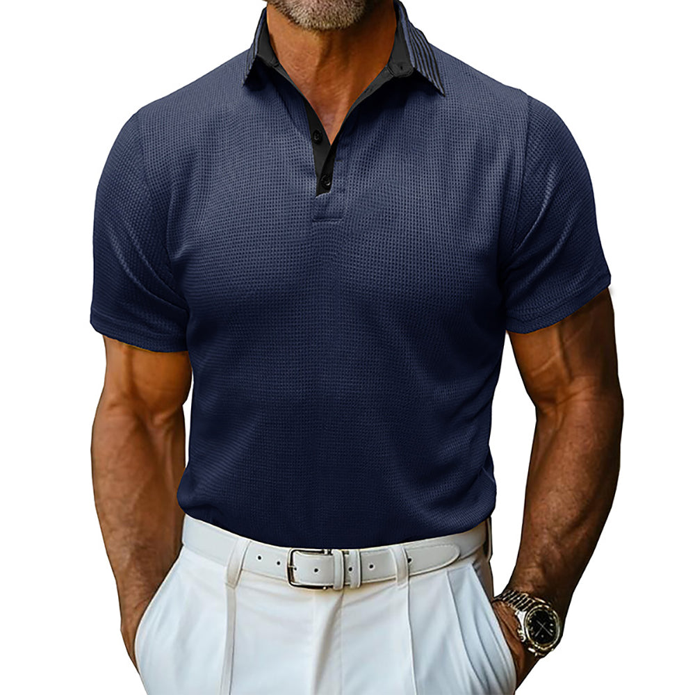 Men Polo Collar T-shirt