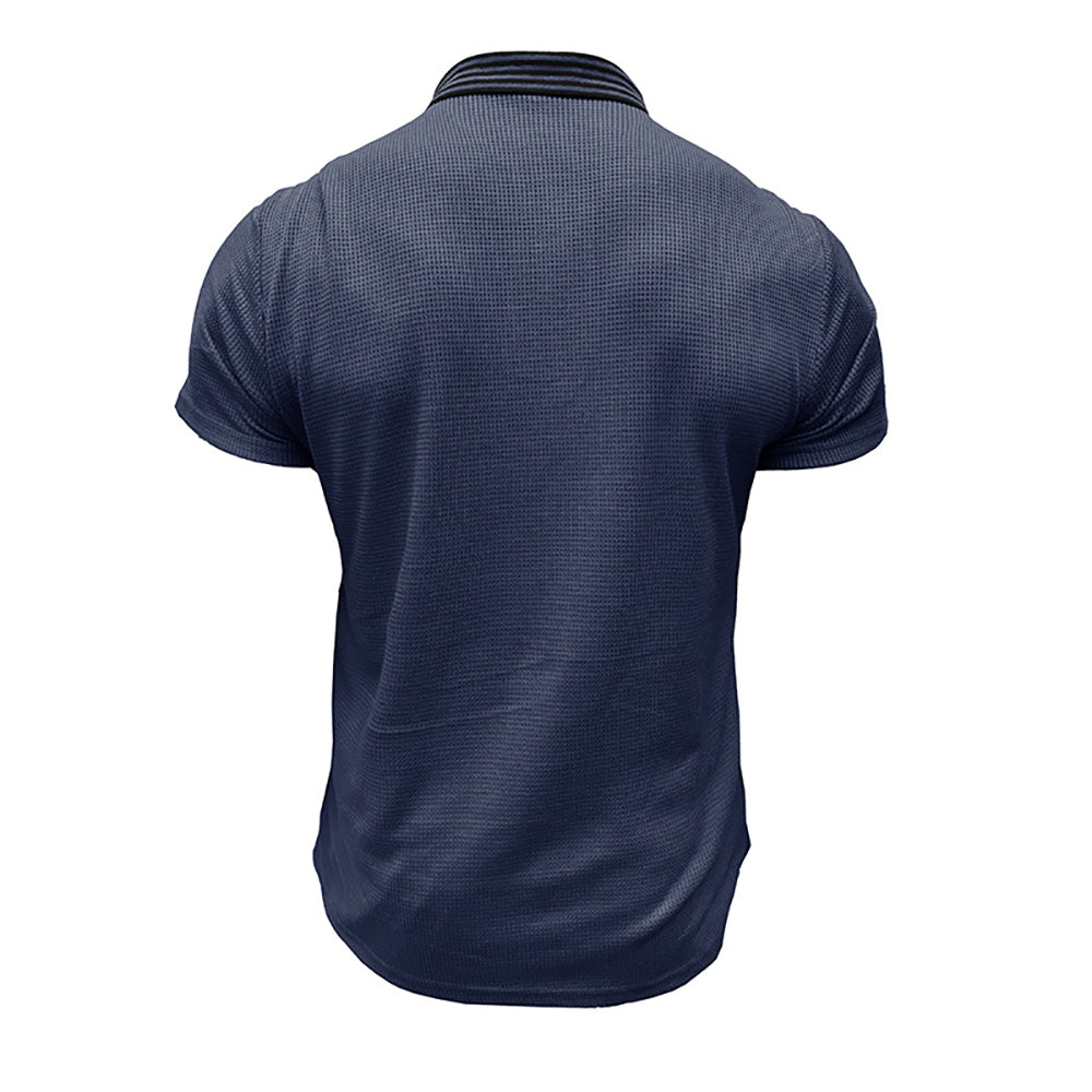 Men Polo Collar T-shirt