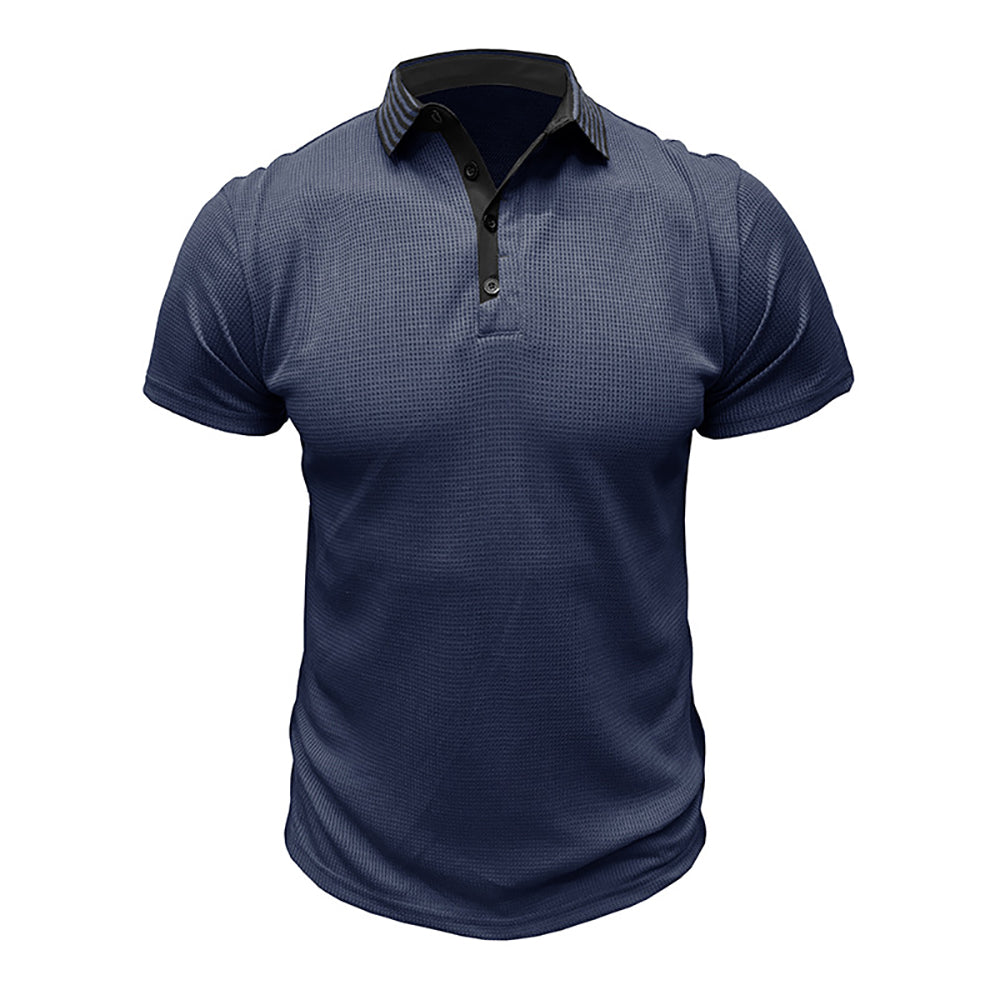 Men Polo Collar T-shirt