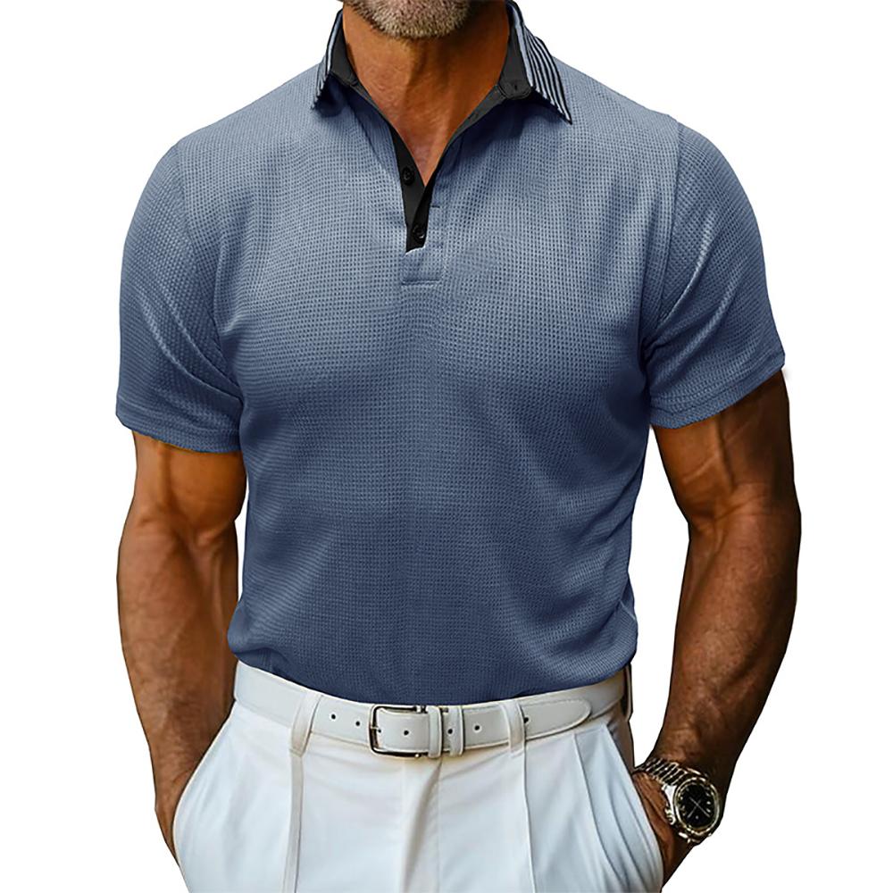 Men Polo Collar T-shirt
