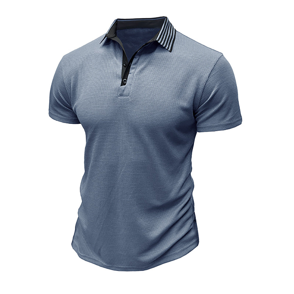 Men Polo Collar T-shirt