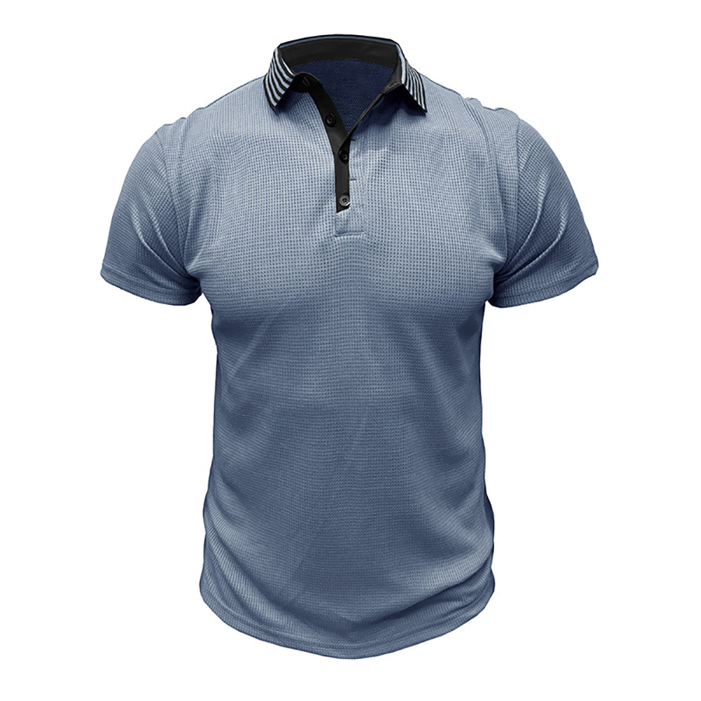 Men Polo Collar T-shirt