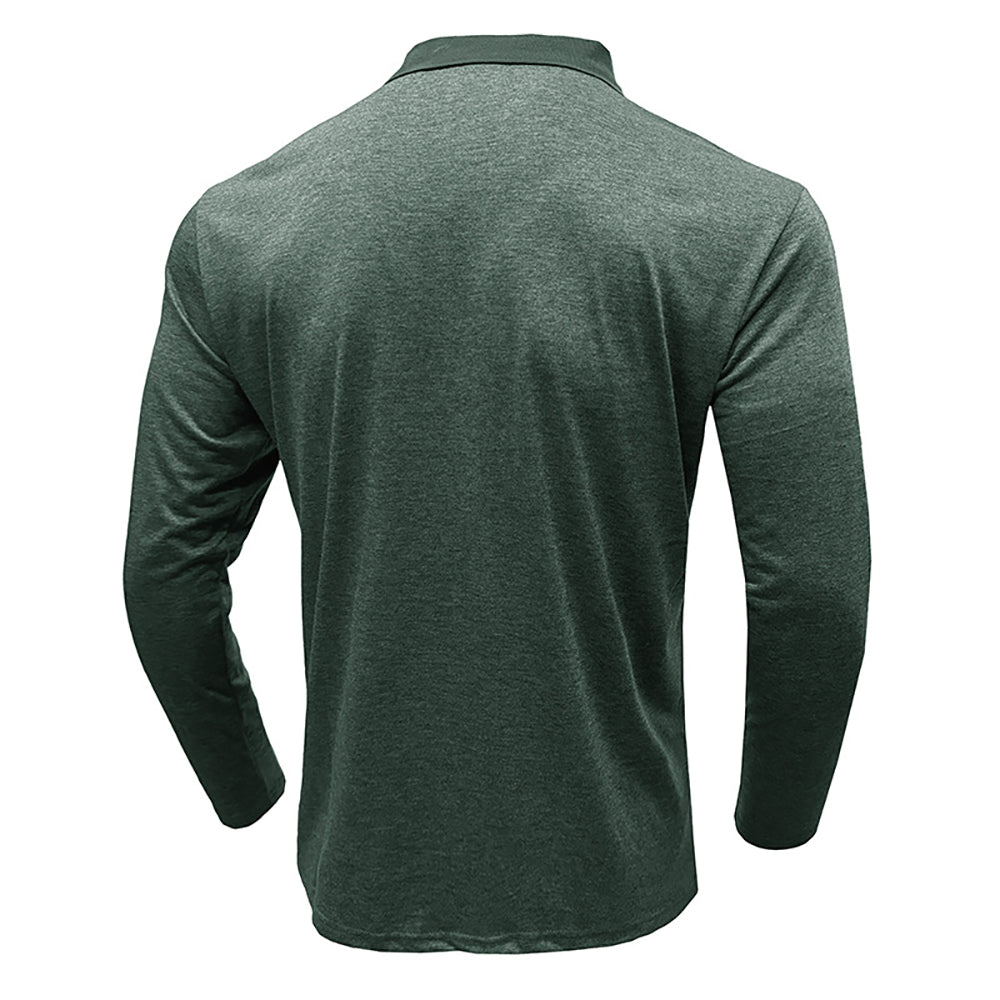 Men Colourblocked Polo Collar T-shirt