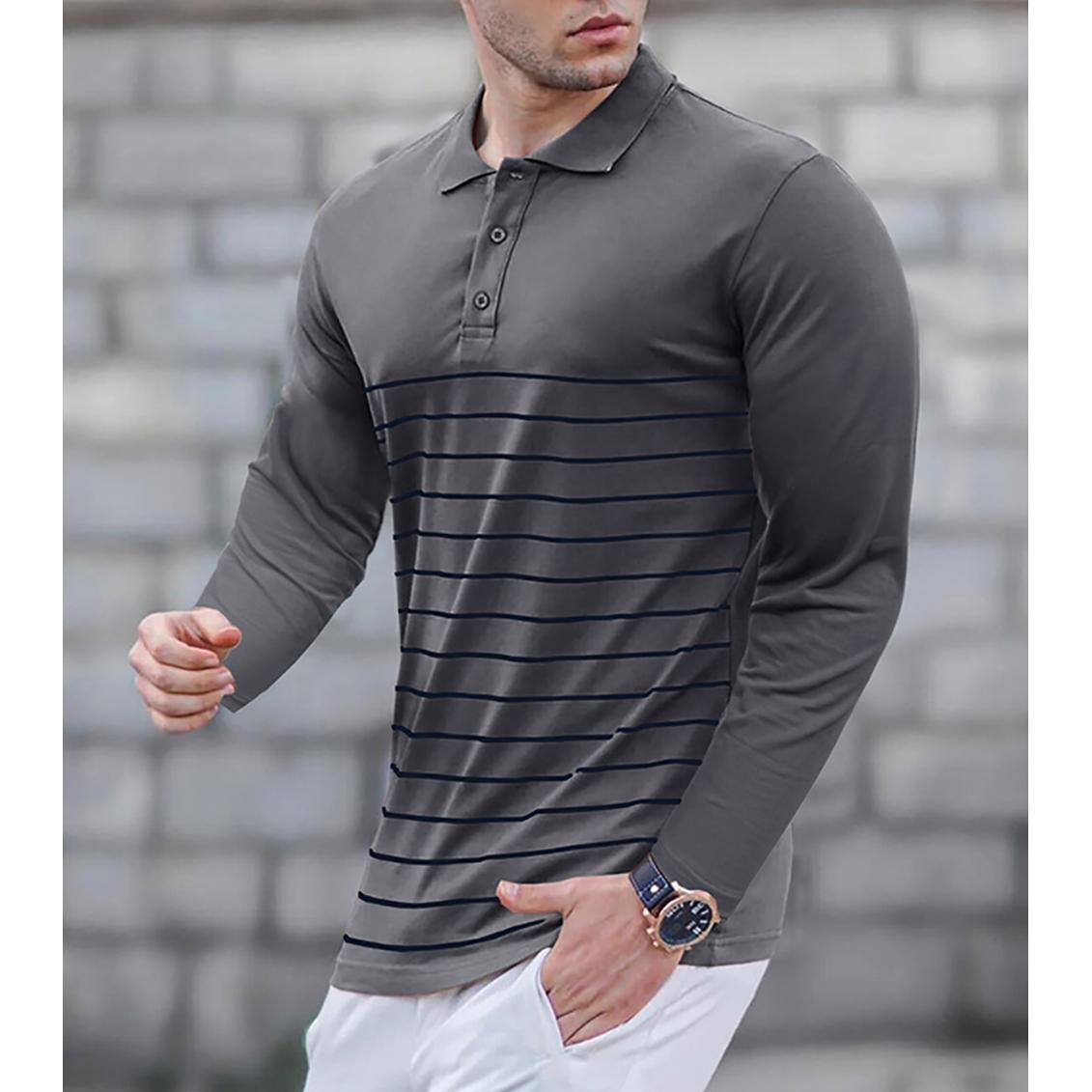 Men Polo Collar T-shirt