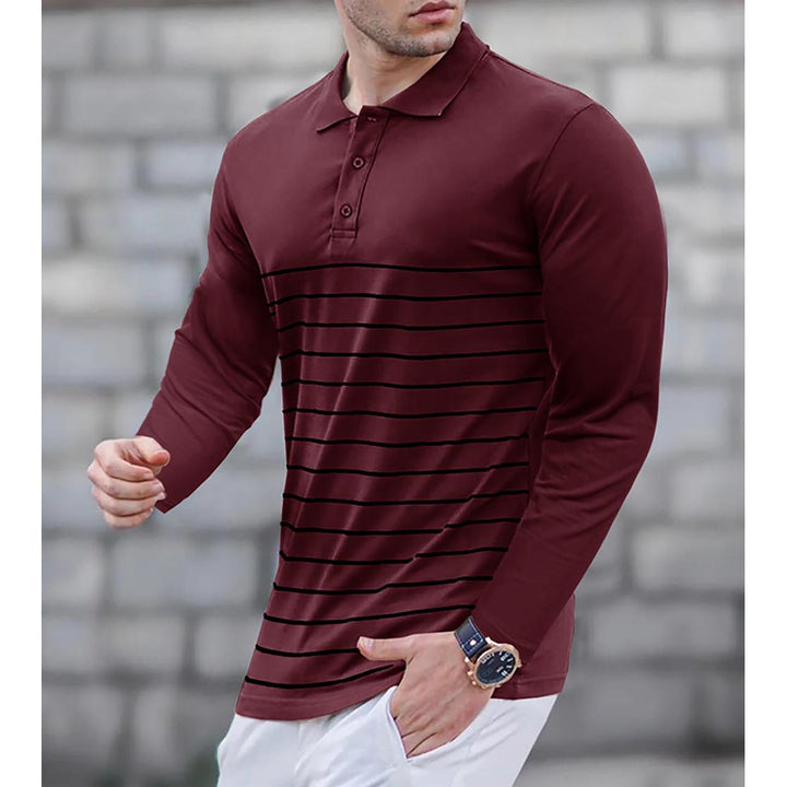 Men Polo Collar T-shirt