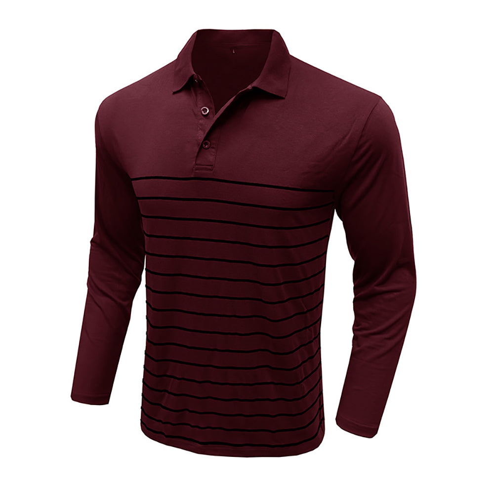 Men Polo Collar T-shirt
