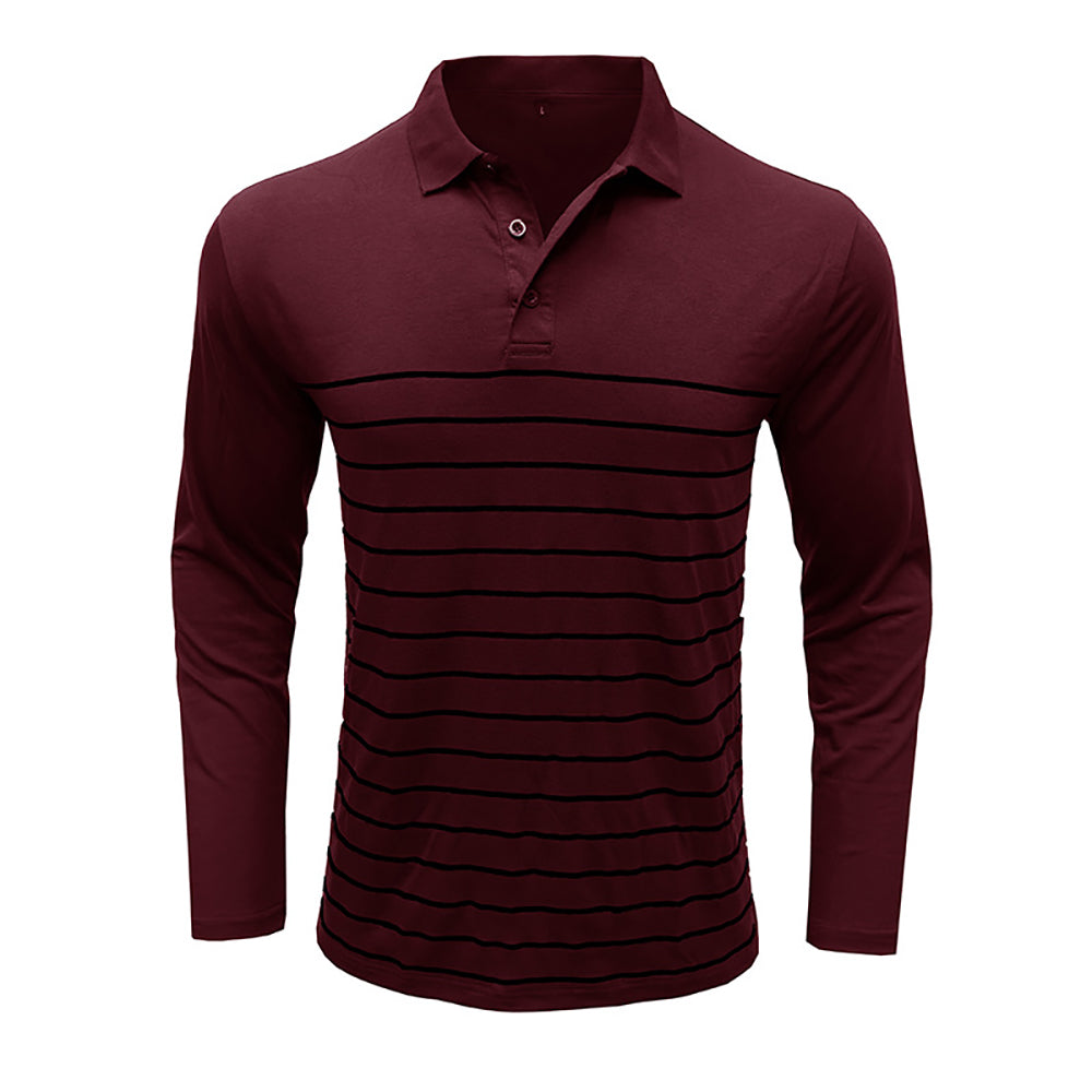 Men Polo Collar T-shirt