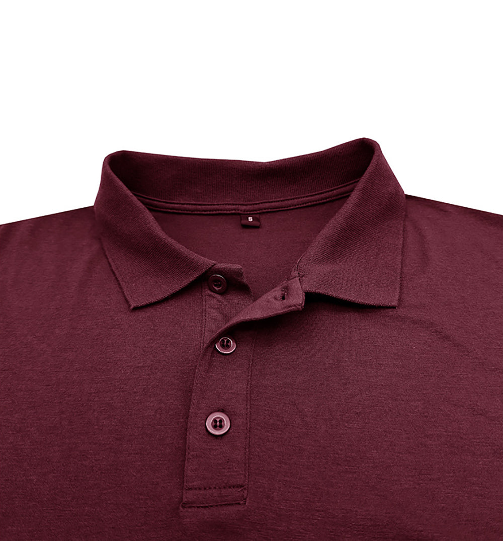 Men Polo Collar T-shirt
