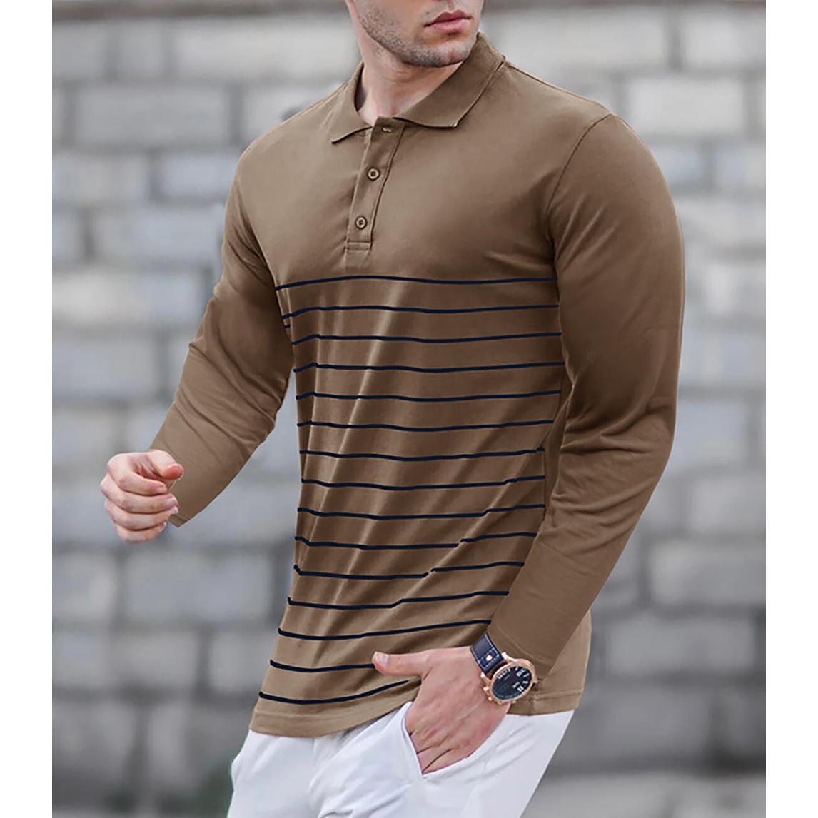 Men Polo Collar T-shirt