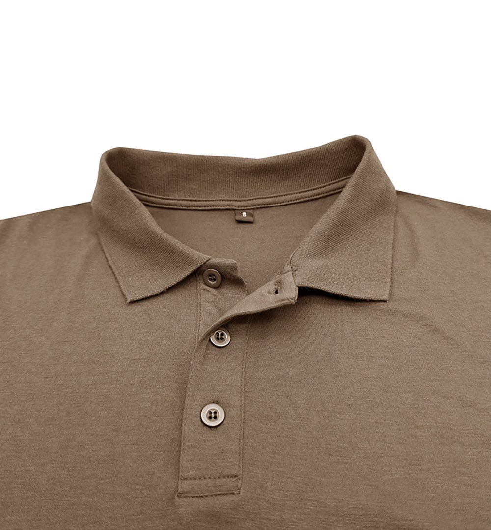 Men Polo Collar T-shirt