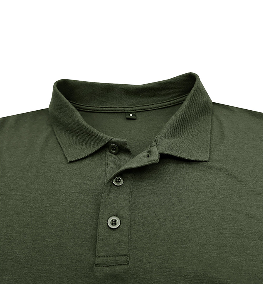 Men Polo Collar T-shirt