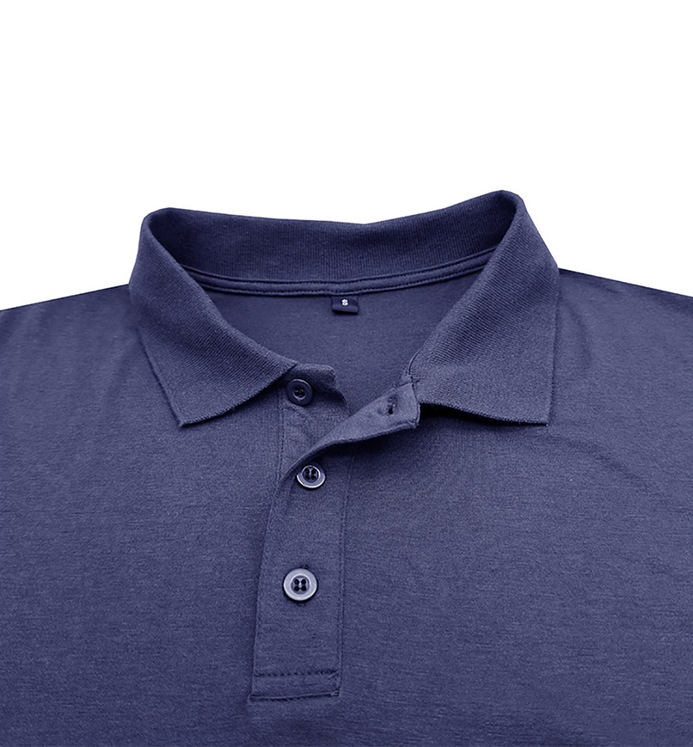 Men Polo Collar T-shirt