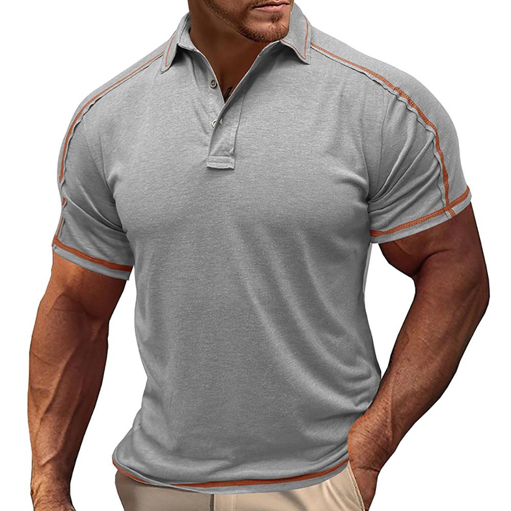 Men Polo Collar T-shirt