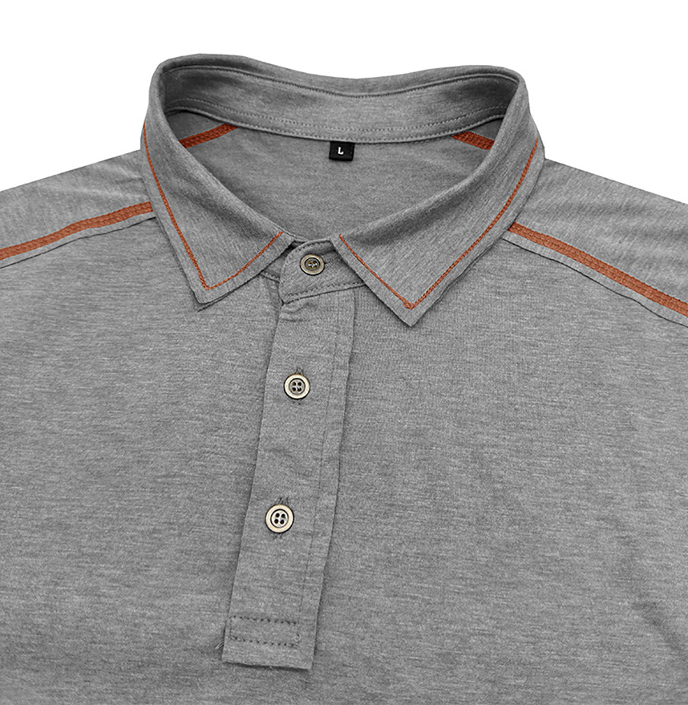 Men Polo Collar T-shirt