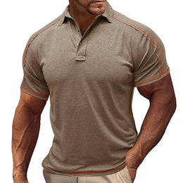 Men Polo Collar T-shirt