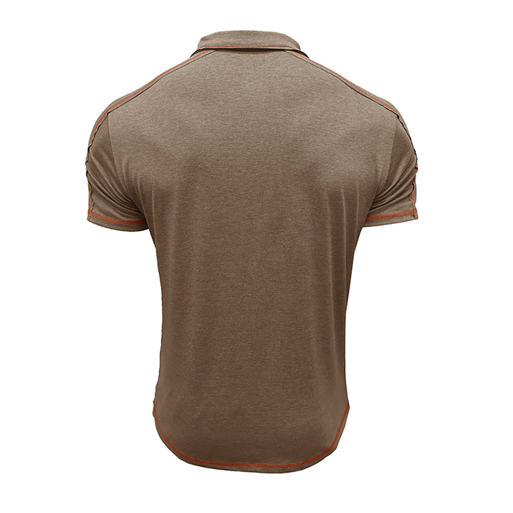 Men Polo Collar T-shirt