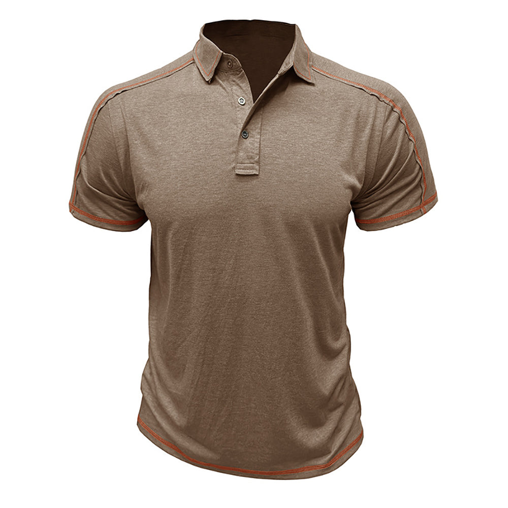 Men Polo Collar T-shirt