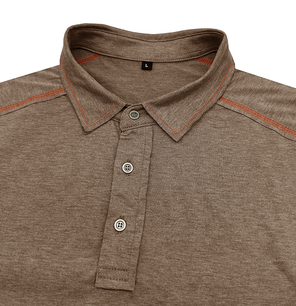 Men Polo Collar T-shirt