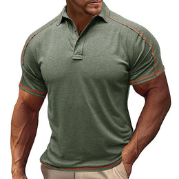 Men Polo Collar T-shirt