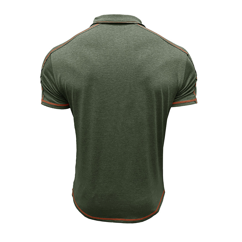 Men Polo Collar T-shirt