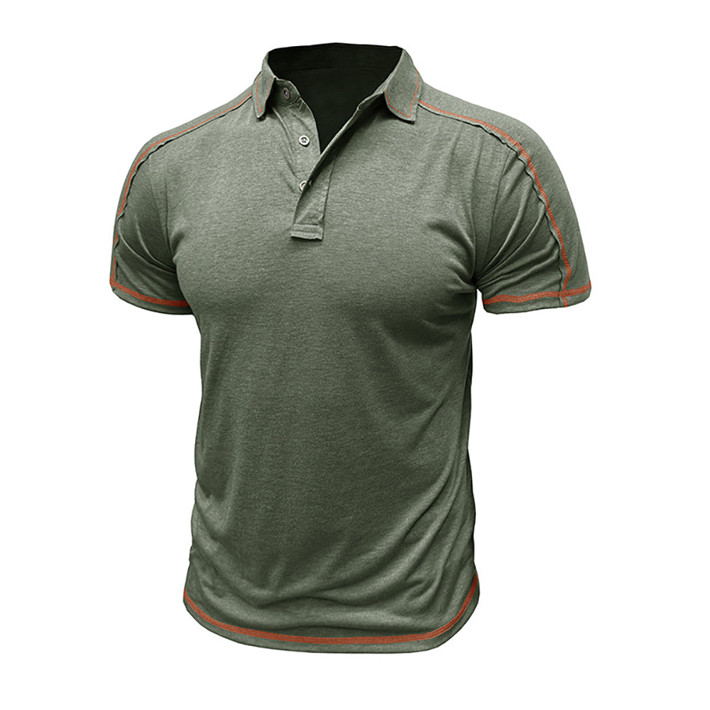 Men Polo Collar T-shirt