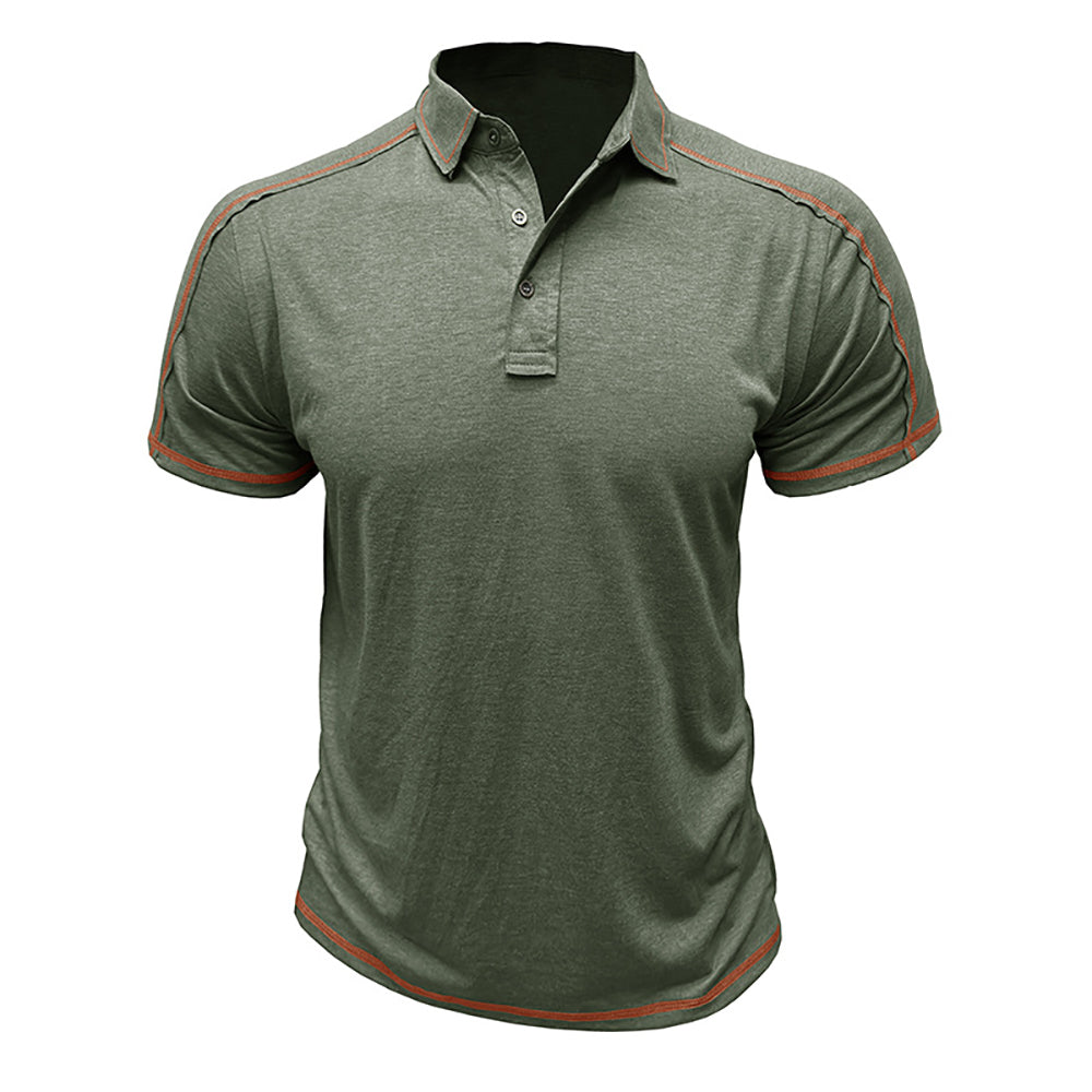 Men Polo Collar T-shirt