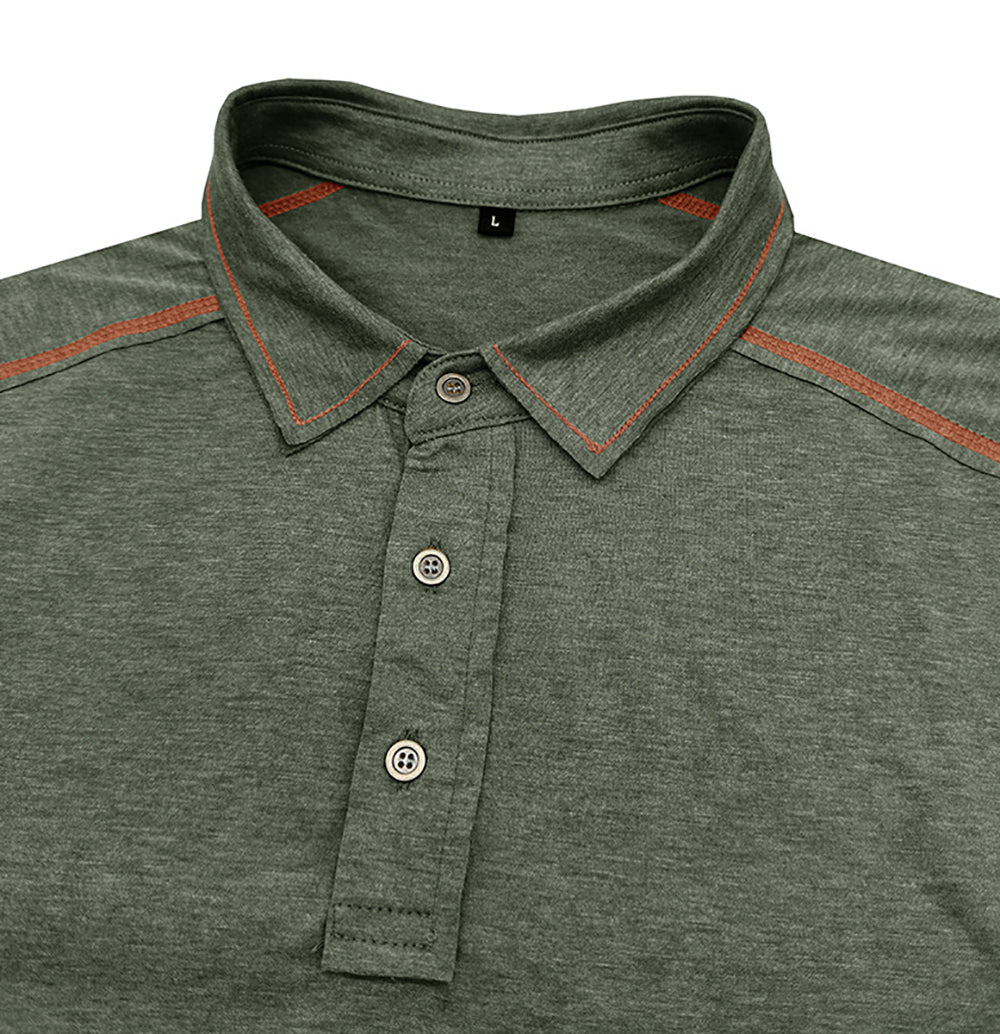 Men Polo Collar T-shirt