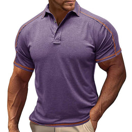 Men Polo Collar T-shirt
