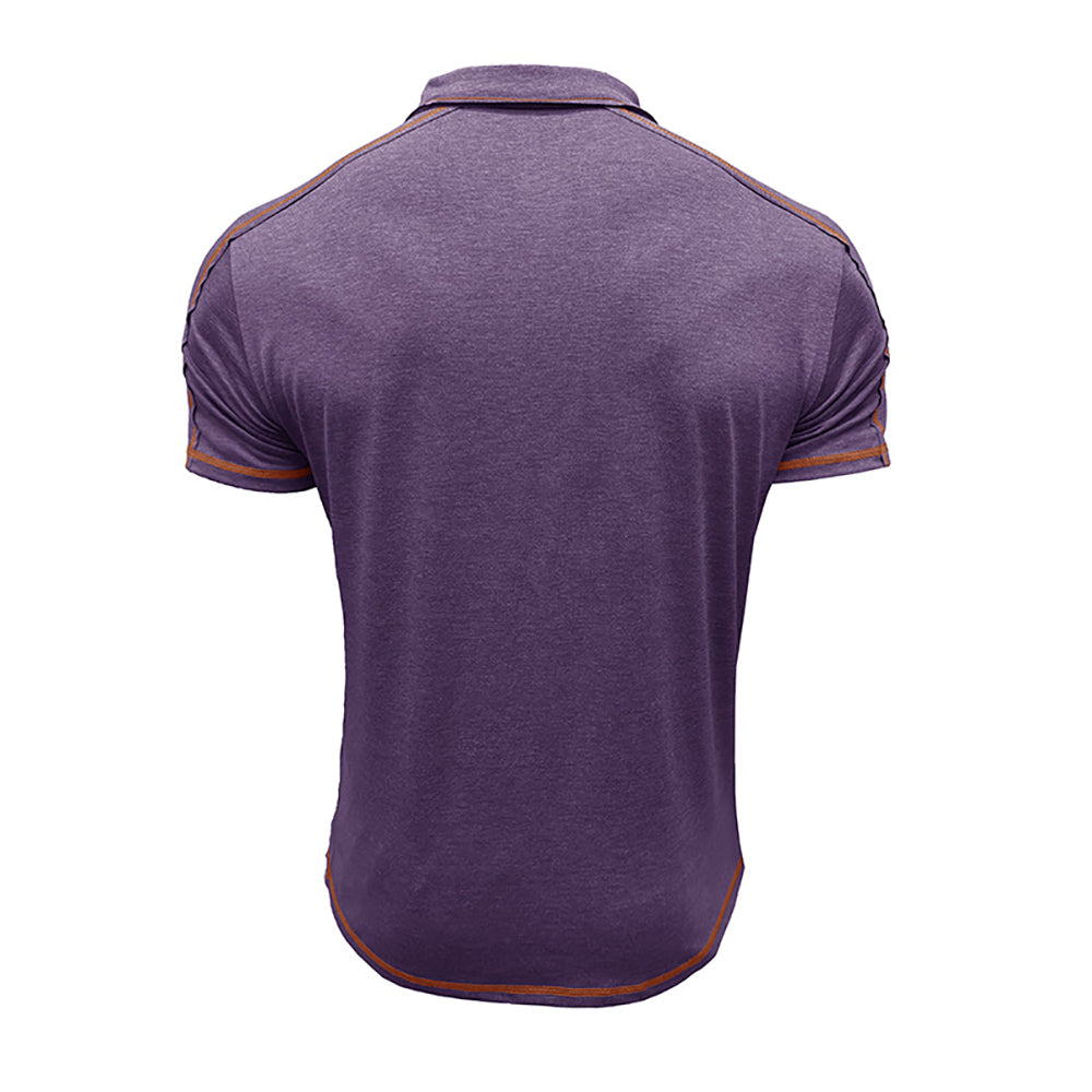 Men Polo Collar T-shirt