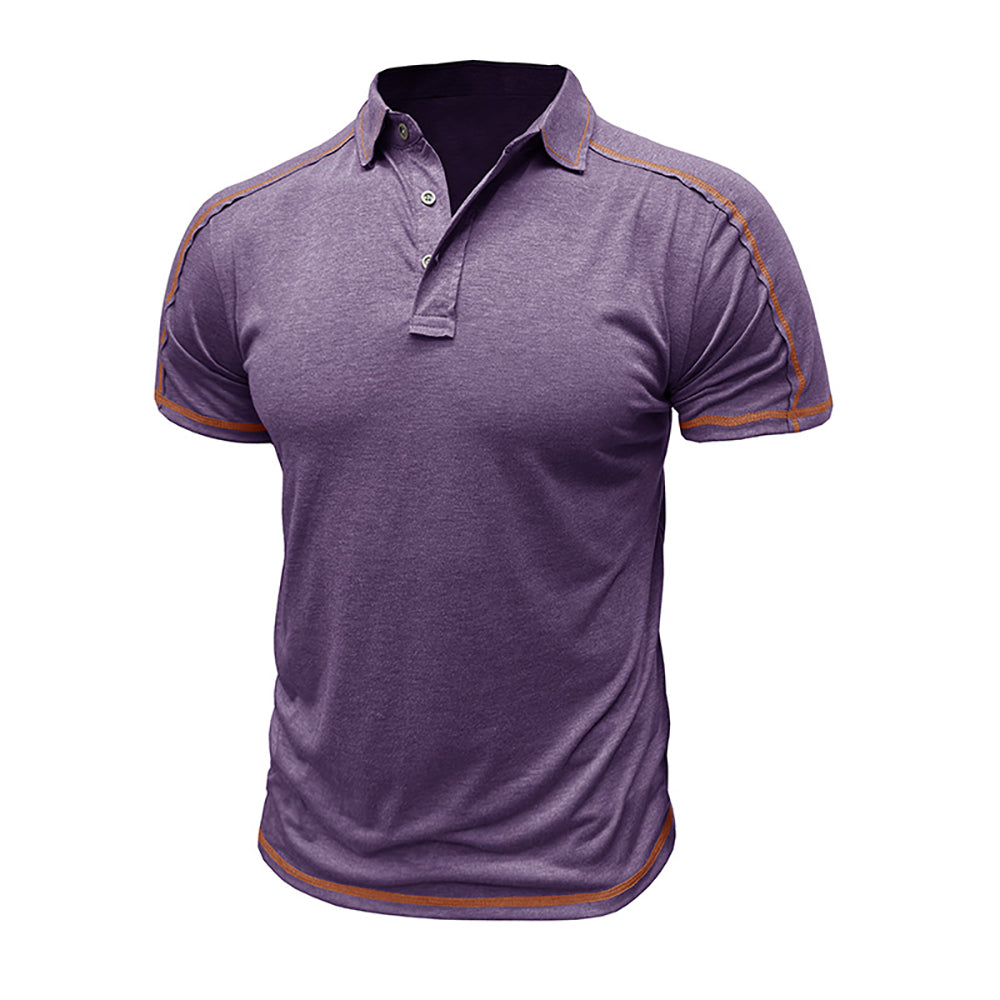 Men Polo Collar T-shirt