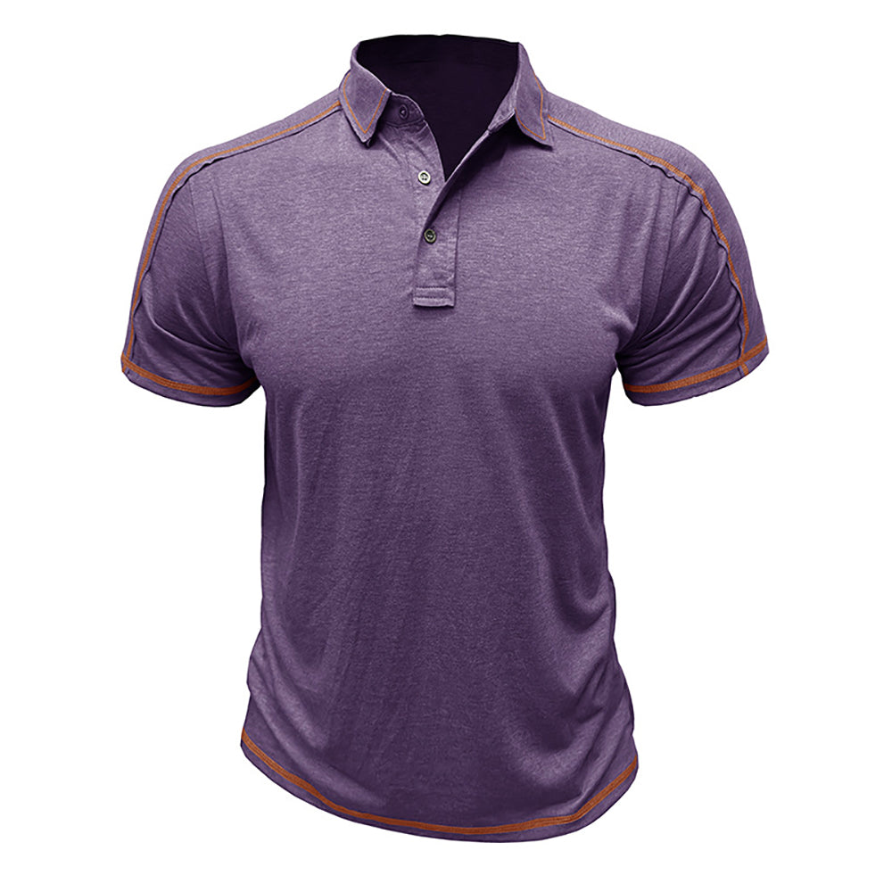 Men Polo Collar T-shirt
