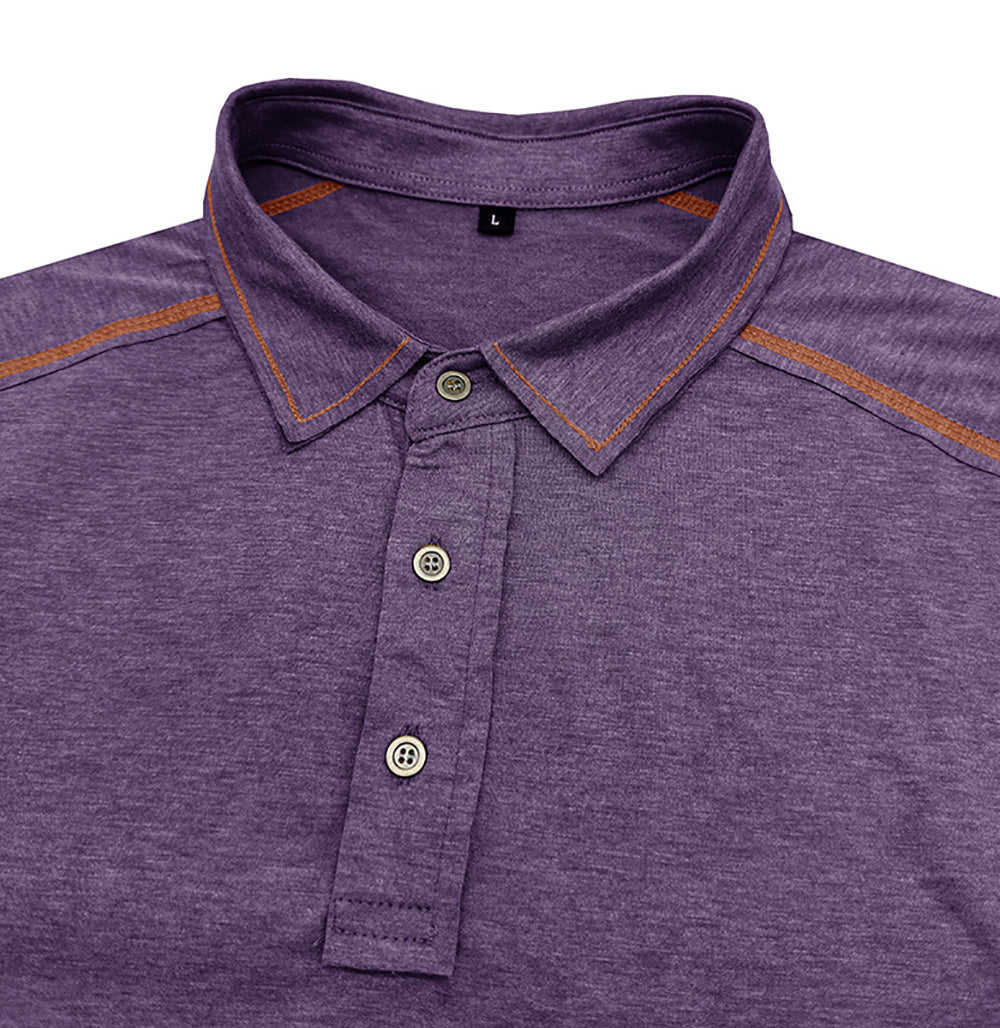 Men Polo Collar T-shirt