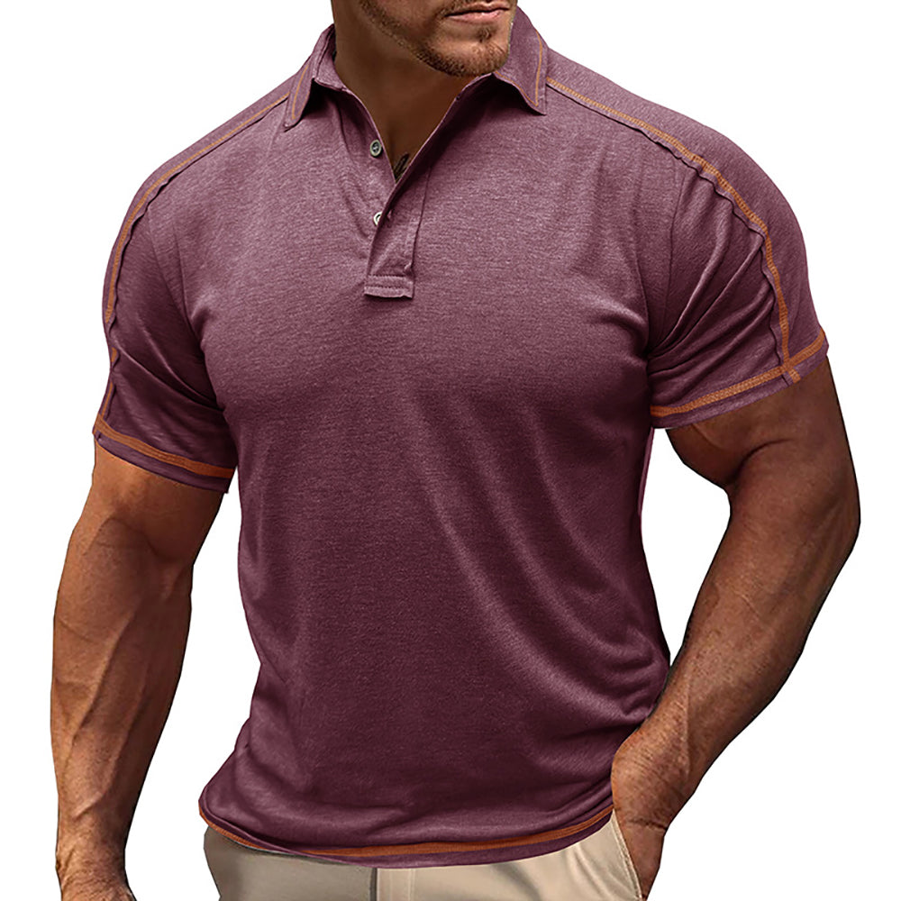 Men Polo Collar T-shirt