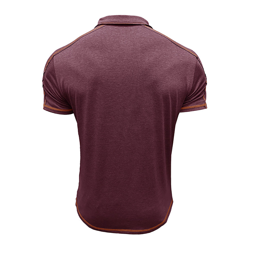 Men Polo Collar T-shirt