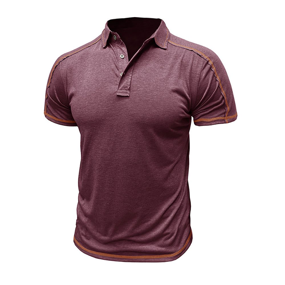 Men Polo Collar T-shirt