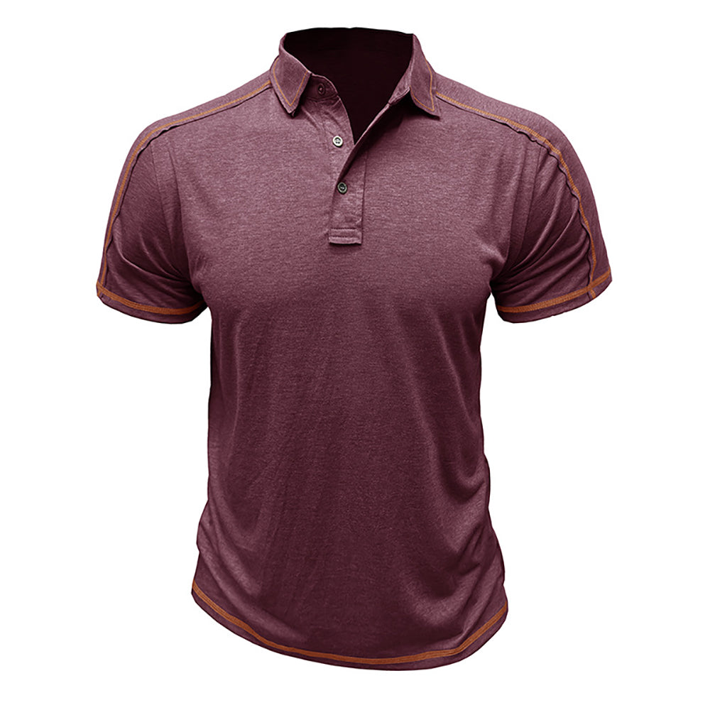 Men Polo Collar T-shirt