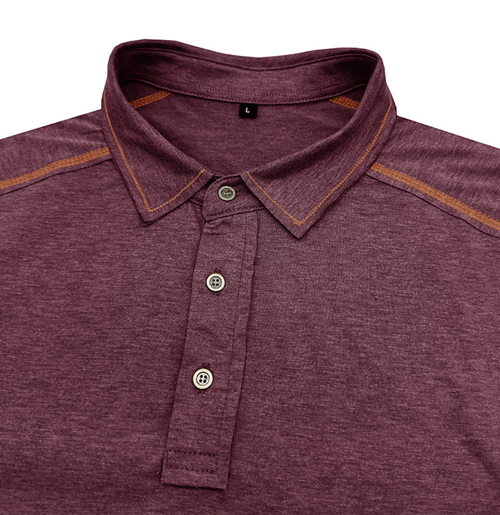 Men Polo Collar T-shirt