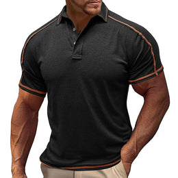 Men Polo Collar T-shirt