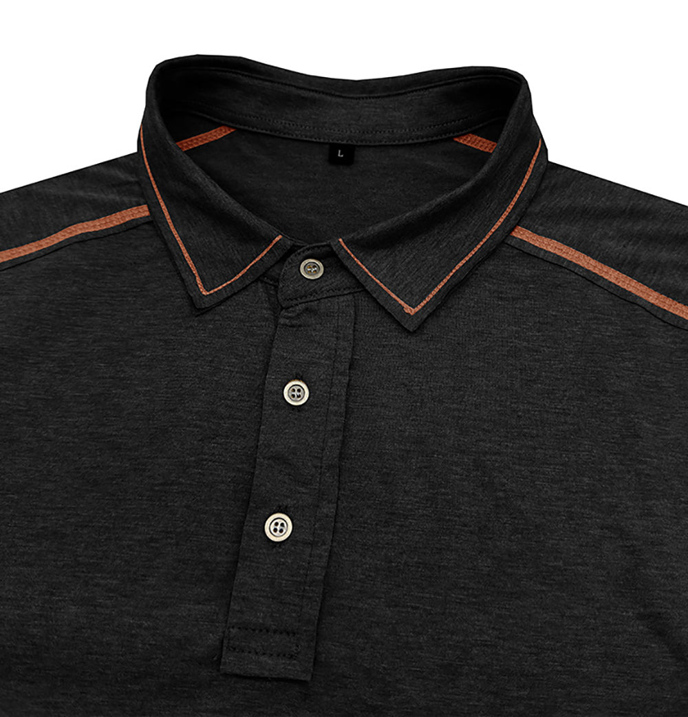 Men Polo Collar T-shirt