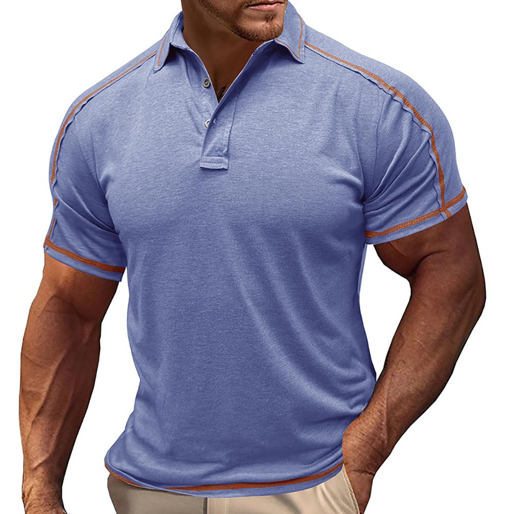 Men Polo Collar T-shirt